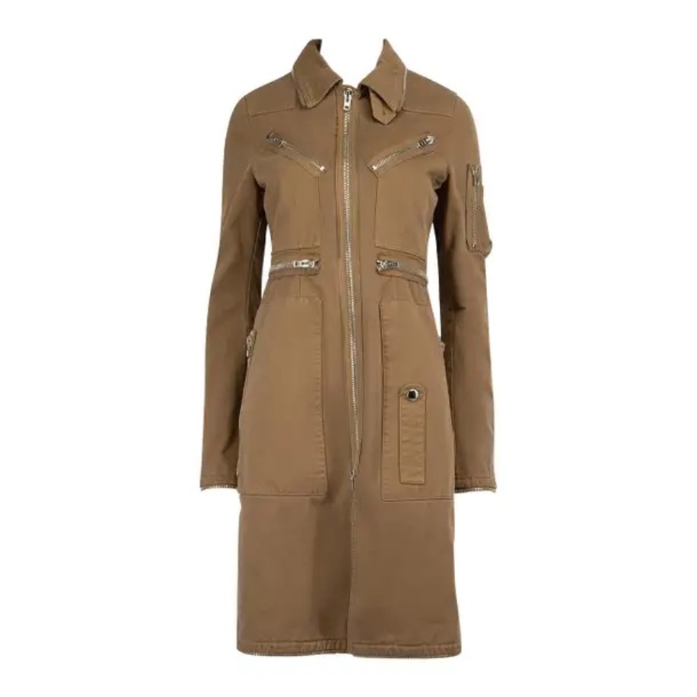 GIVENCHY Zip Cargo Coat, Khaki